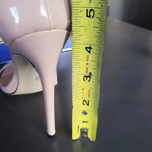 DELEVENTH | Strappy Ankle Heel in Tan sz 38 (7) - Picture 8 of 10